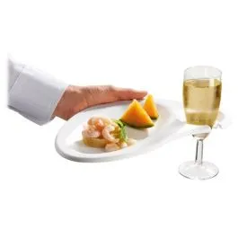 Assiette Pro-Cocktail polypropylène