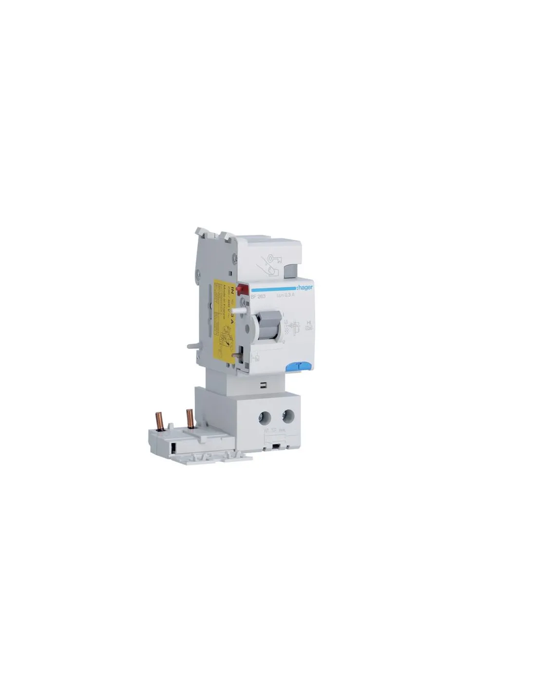 Bloc différentiel 2P 63A 300mA type haute immunité HAGER BF263