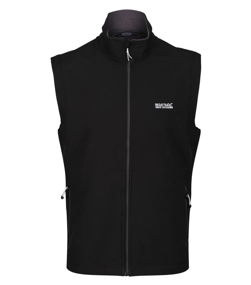 Blouson Softshell avec sans manches et col camionneur Regatta noir