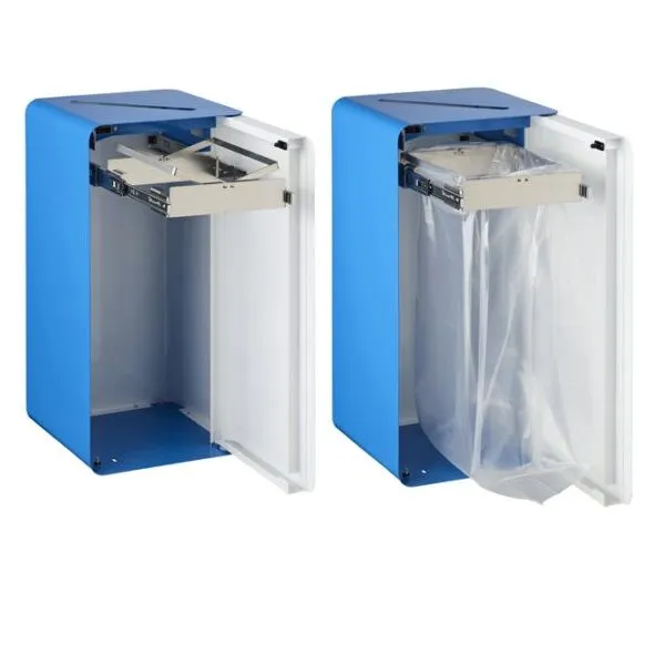Borne Tri Sélectif Vigipirate CUBATRI Plastique Rossignol 90 litres