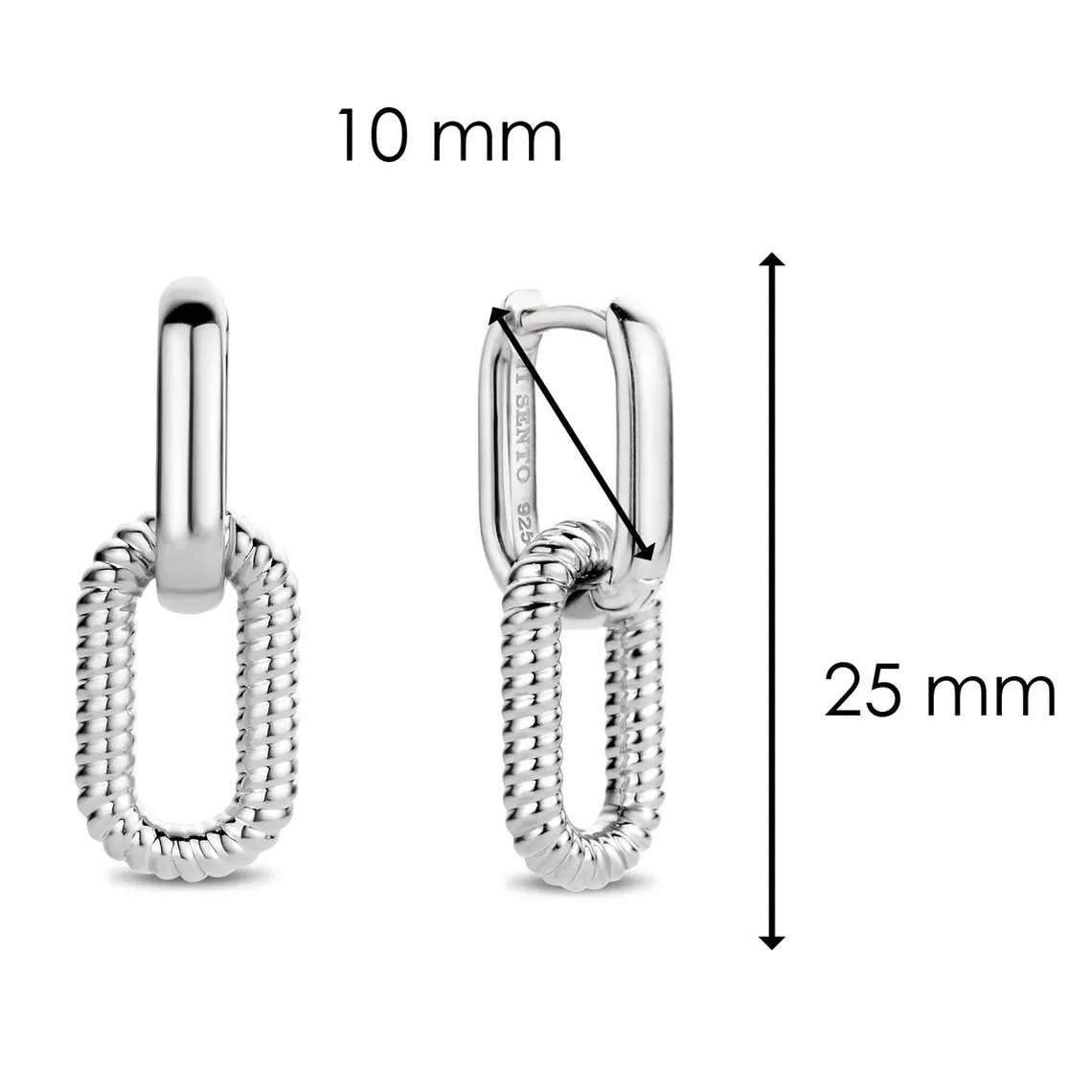 Boucles d'oreilles Ti Sento Wonders of Past and Future 7831ST Femme | 3 Suisses