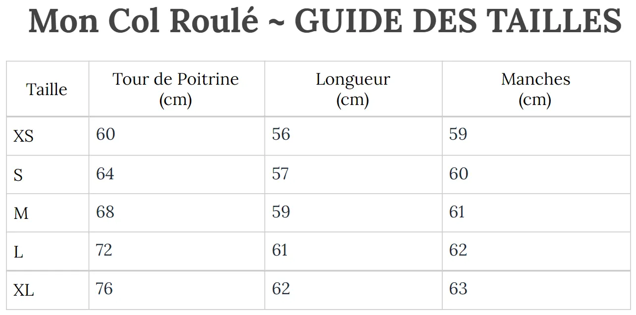 Col Roulé Laine Femme Blanc