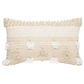 Coussin Coton 30 x 50 Sable Cuivre Boule  | 3 Suisses