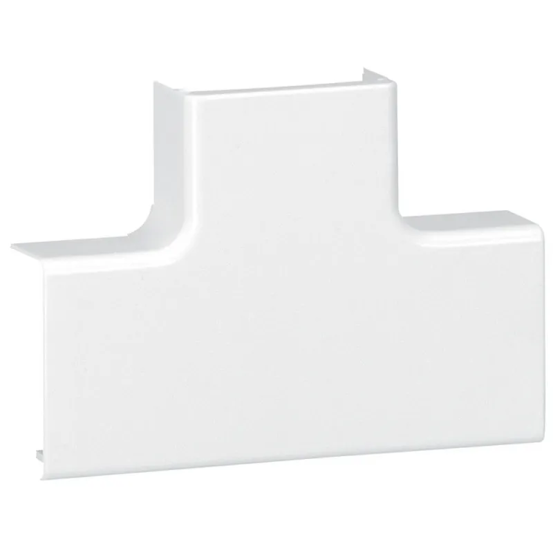 Dérivation en T à plat pour moulure DLPlus 32x16mm blanc (033330)