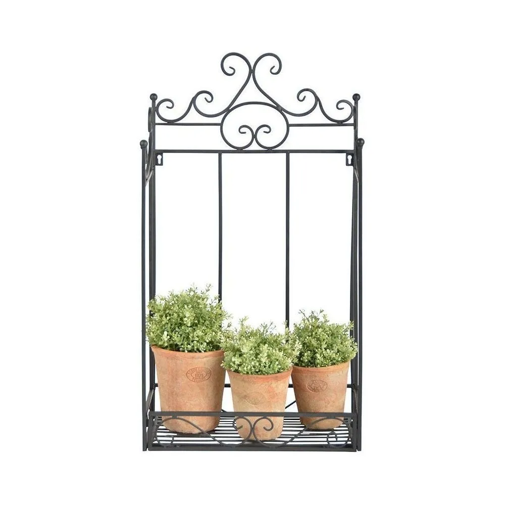 Etagère pliante à plantes arabesques droite 1 niveau
