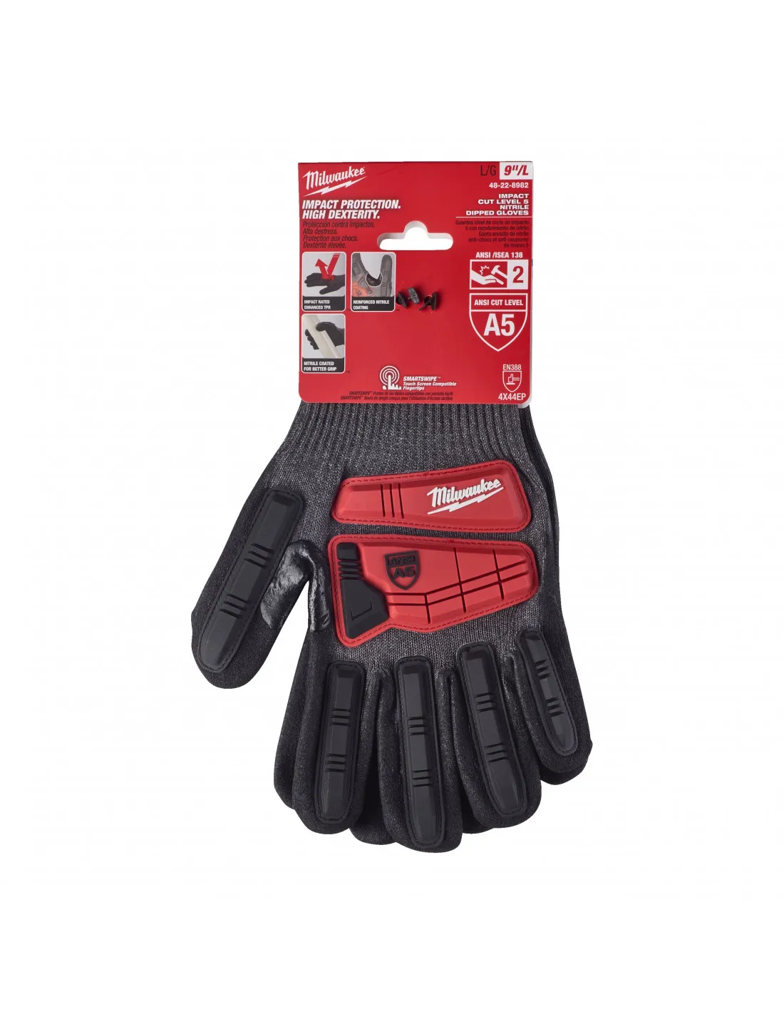 Gants anti-choc et anti-coupures niveau  5/E Taille 7/S | 4932479725- - Milwaukee
