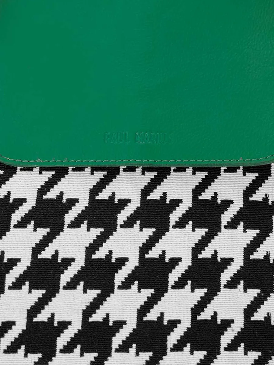 GREEN LEATHER TRAVEL BAG WOMEN Rouen-Delhi Allure - Green