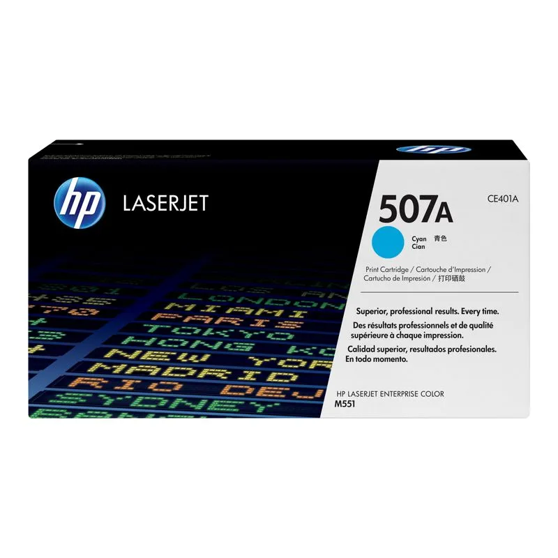 HP 507A - cyan - cartouche laser d'origine