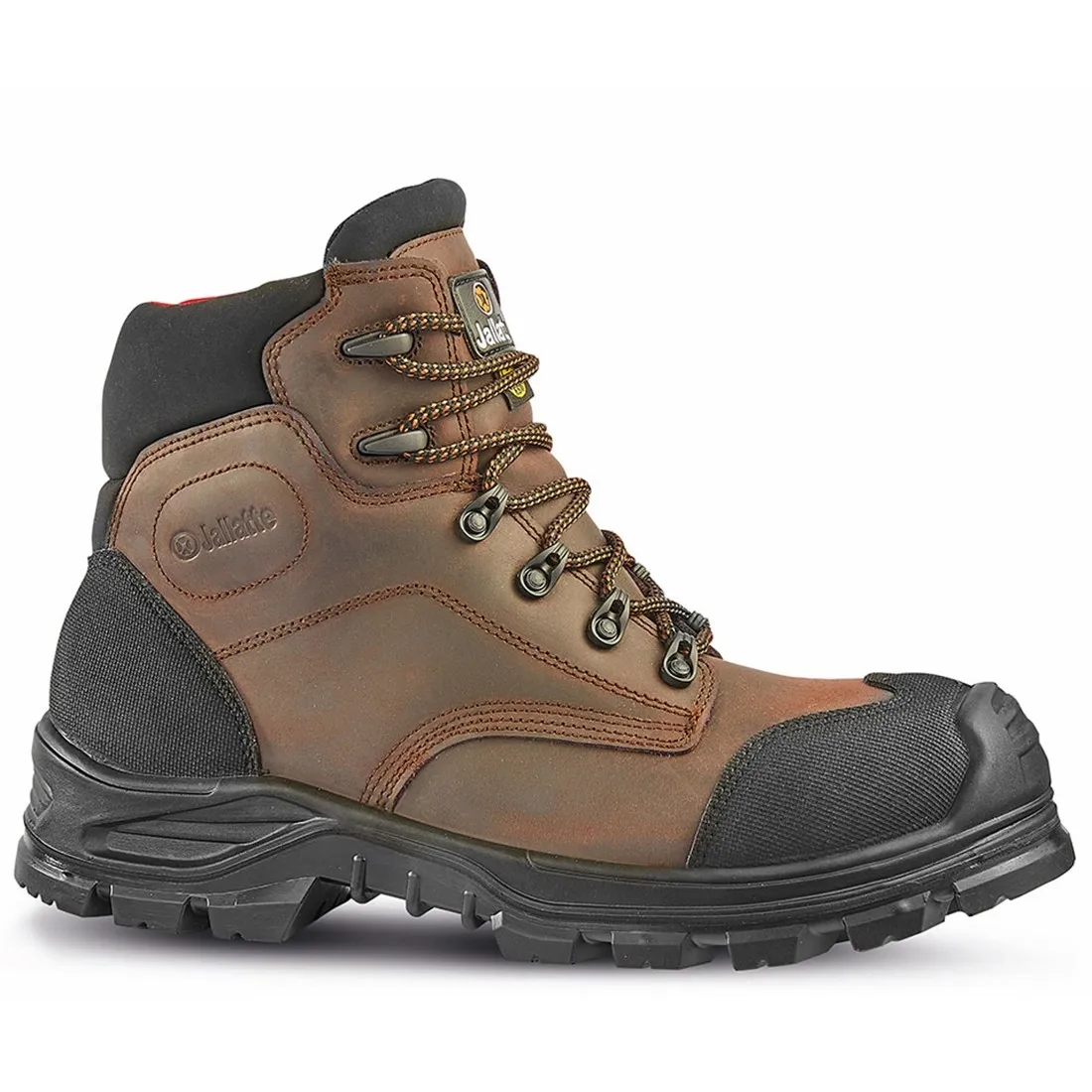 Jallatte - Chaussures de sécurité hautes marron et noire JALWILLOW SAS ESD S3 CI HI SRC