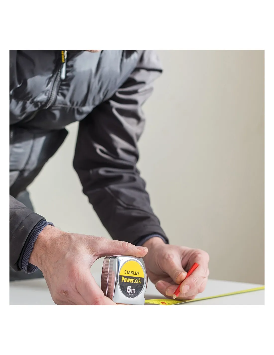 Mesure powerlock classic ABS 5m x 25 mm | 0-33-195 - Stanley