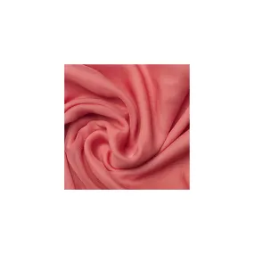 Mousseline de soie Rose indien