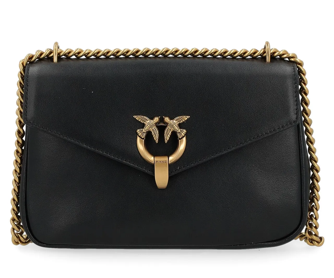 Pinko Sac à bandoulière Cupidon noir 