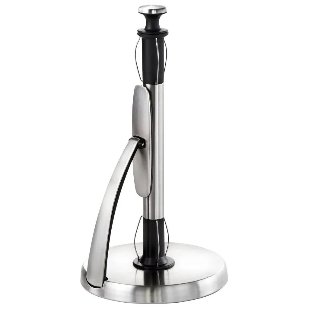 Porte essuie-tout GOOD GRIPS 31 cm, argent, acier inoxydable, OXO ✔ 38,88 € ⭕ Kulina