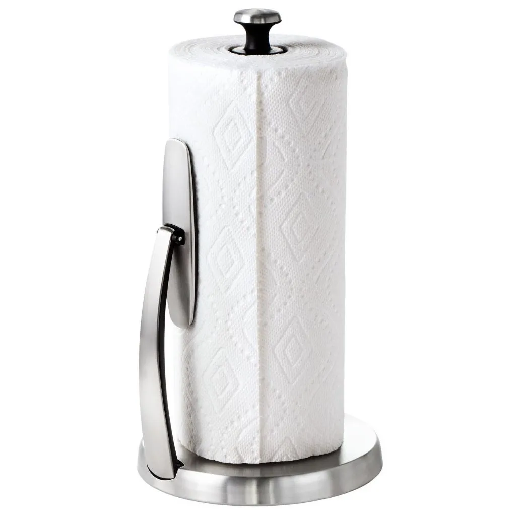 Porte essuie-tout GOOD GRIPS 31 cm, argent, acier inoxydable, OXO ✔ 38,88 € ⭕ Kulina