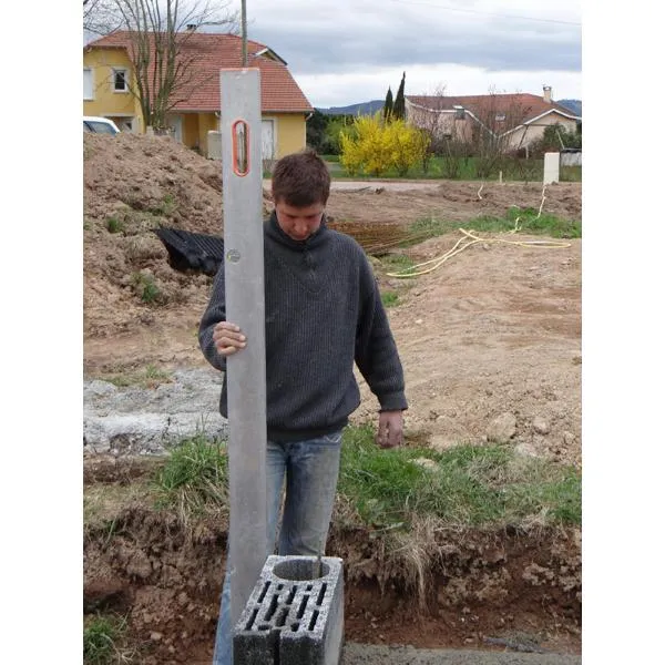 Règle à niveau alu 100 x 22 mm 2m 