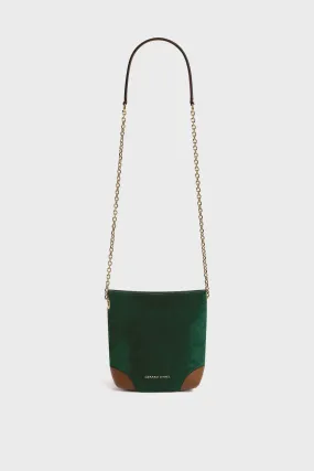 Sac bandoulière en cuir velours - LE MINI CHARLOTTE