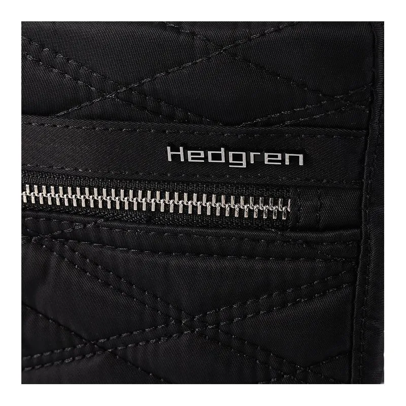 Sac bandoulière Leonce 21,5 cm New Quilt Black - Noir