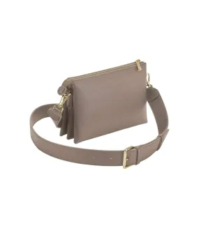 Sac à bandoulière boutique femme taille unique taupe Bagbase