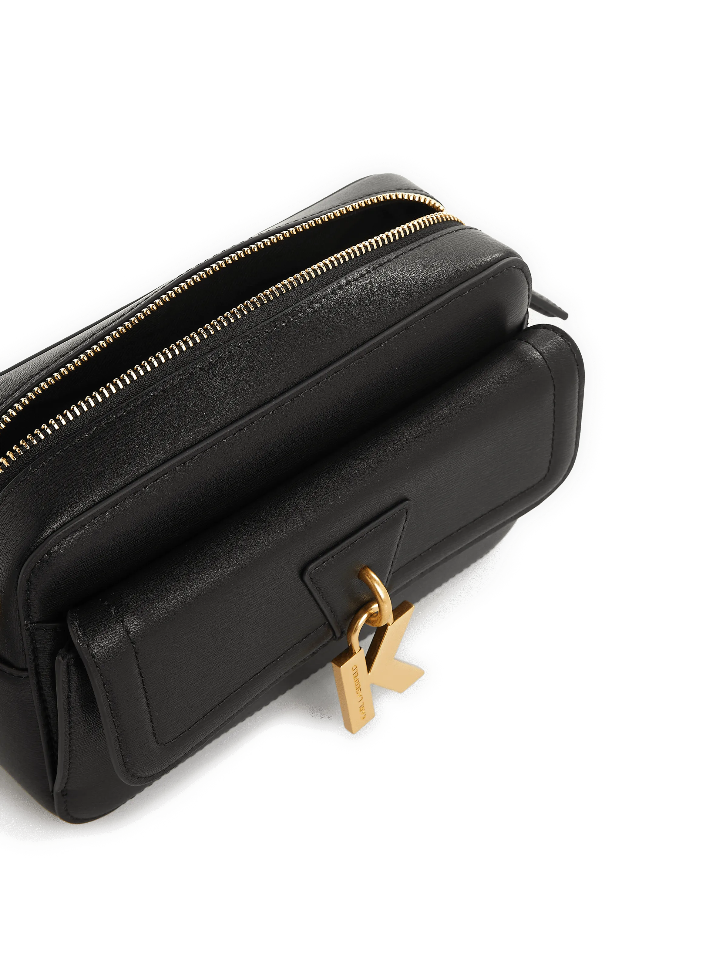 SAC à BANDOULIèRE EN CUIR - KARL LAGERFELD pour FEMME | Printemps