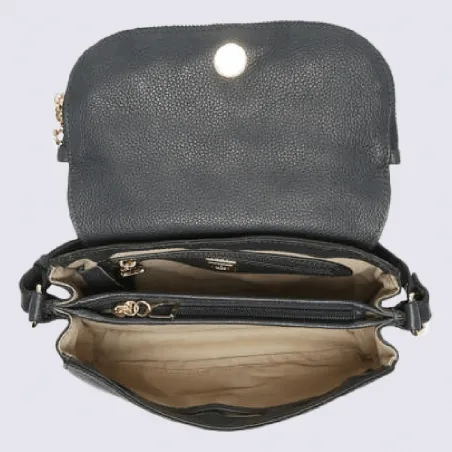 Sac à bandoulière Etrier, sac à bandoulière S ligne Tradition femme en cuir marine | Igert Chaussures&Maroquinerie