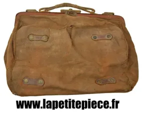 Sacoche de medecin militaire, toile cachou. france ww2.