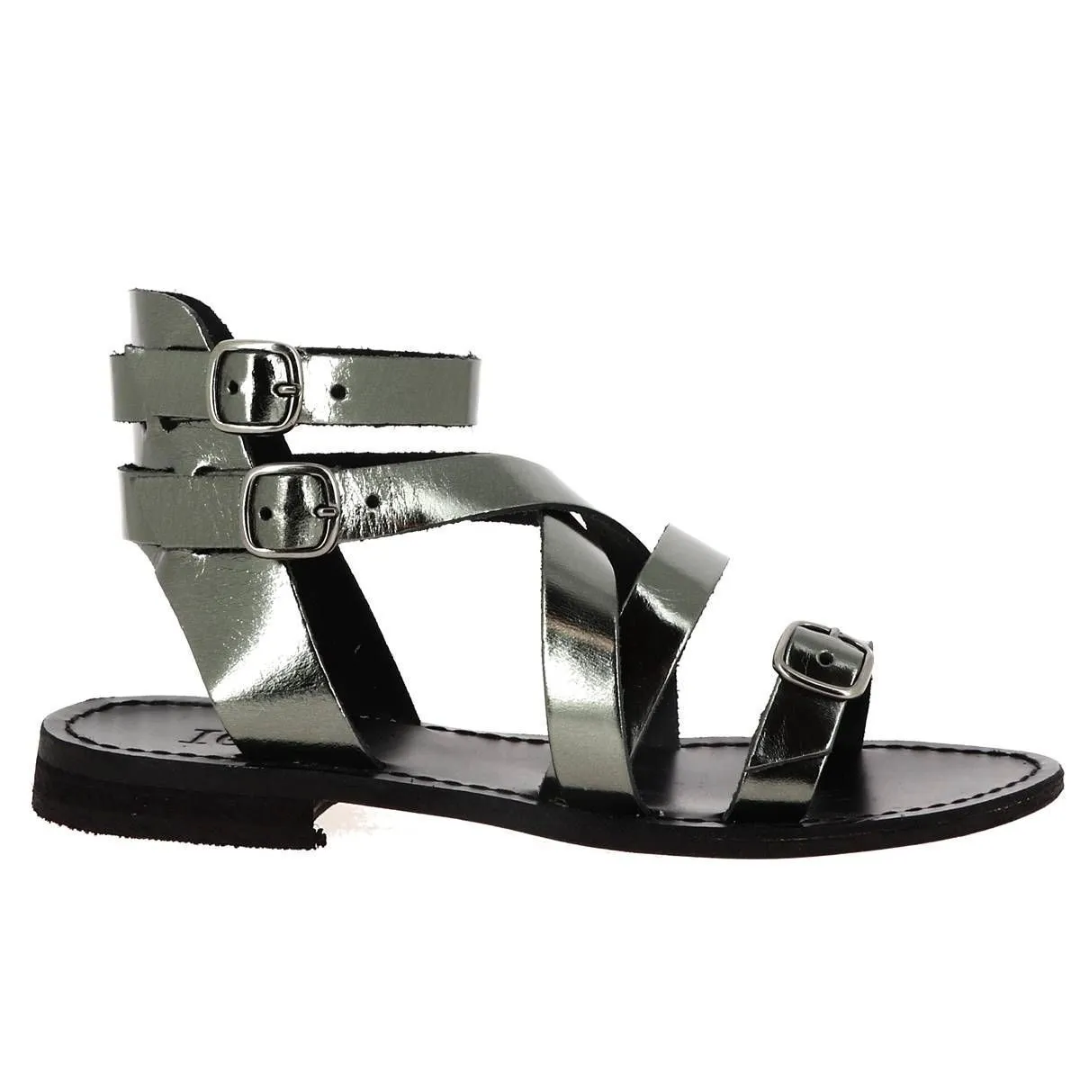 Sandales Iota sparte argent