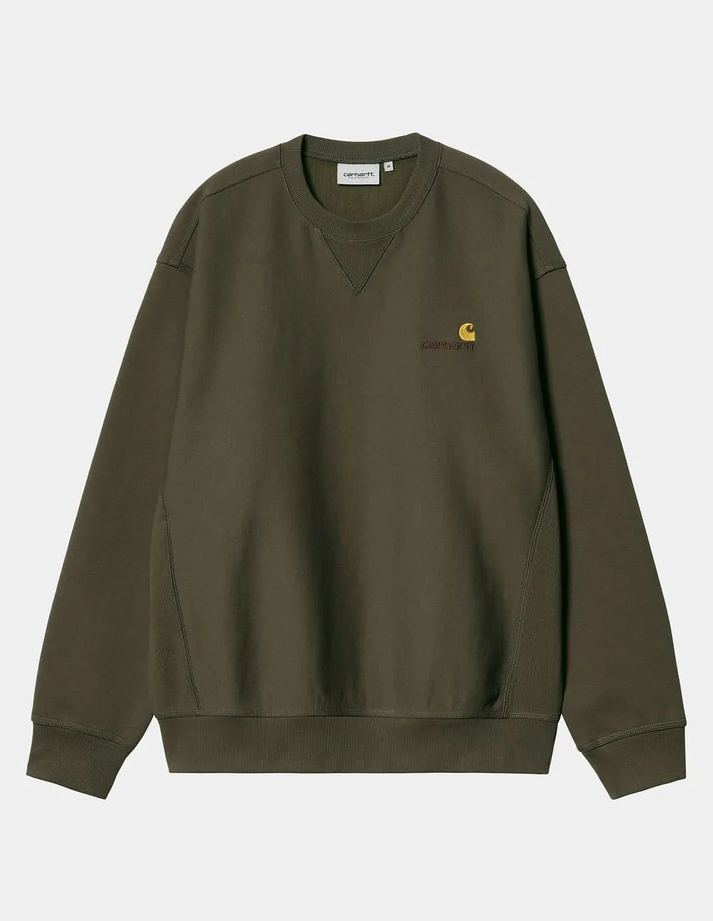 Sudadera Carhartt WIP American Script Verde Hombre