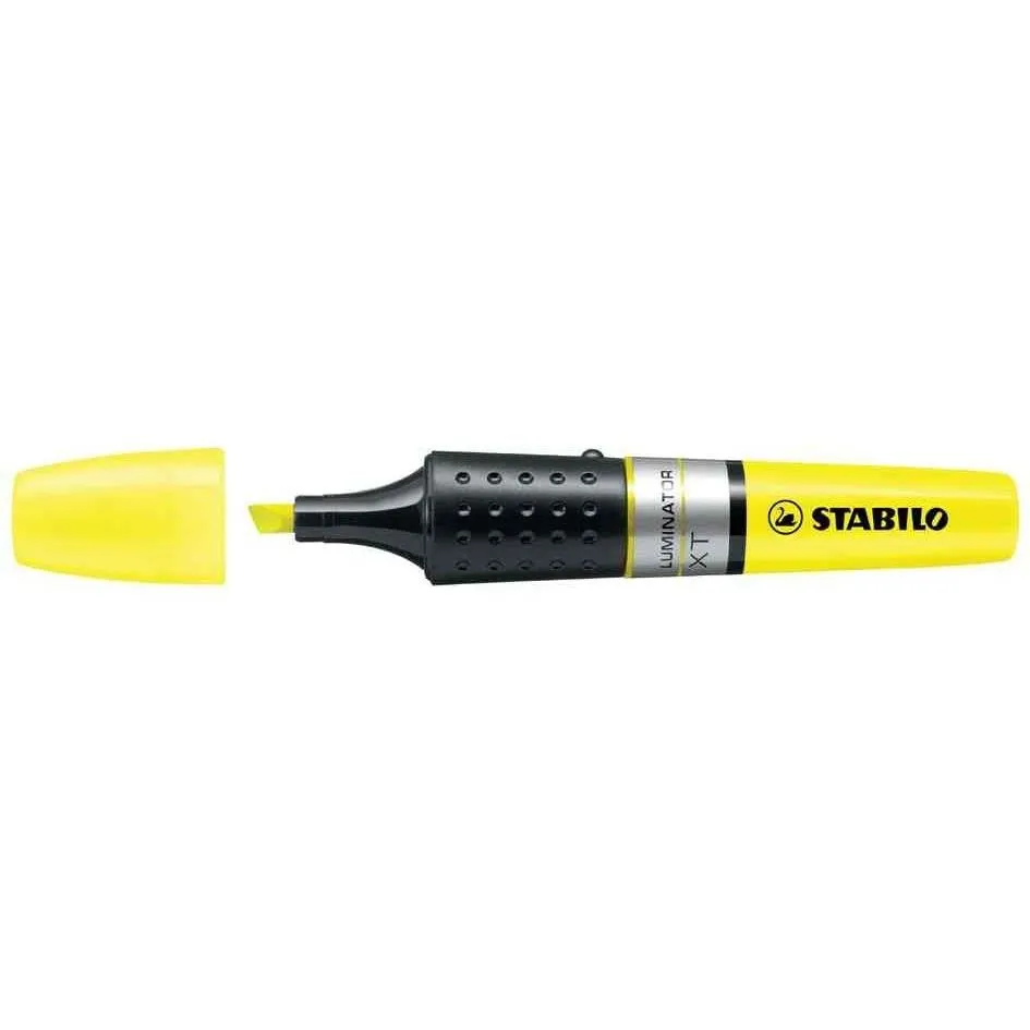 Surligneur LUMINATOR Niveau Visible Pte Biseautée Jaune