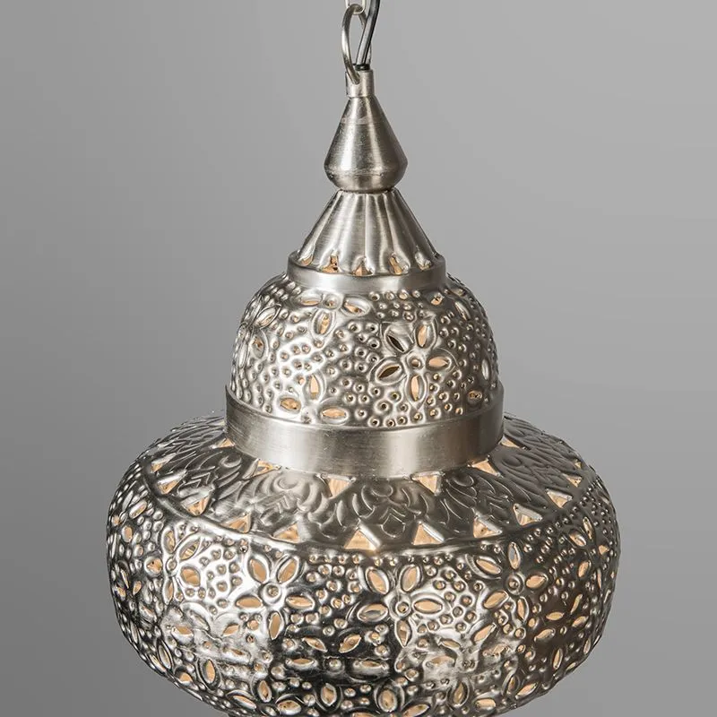 Suspension Marrakech argent