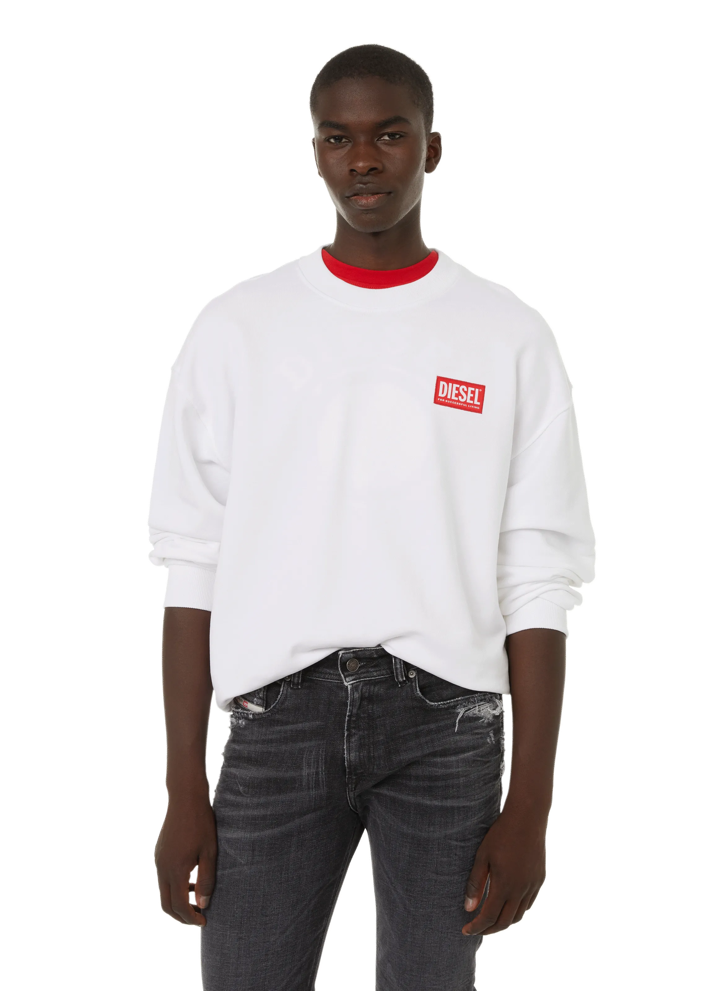 SWEATSHIRT EN COTON - DIESEL pour HOMME | Printemps