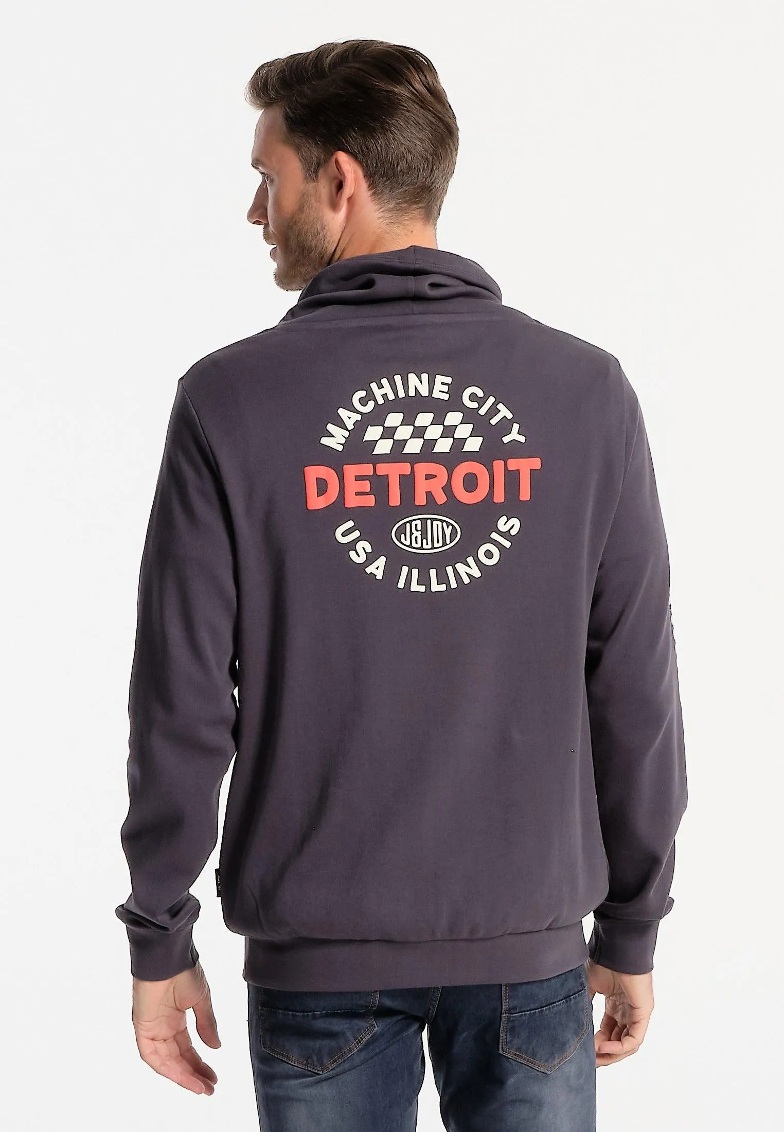 T-Shirt homme noir logo Detroit