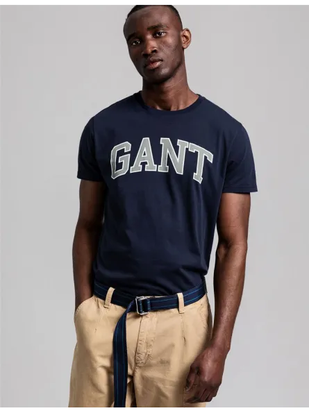 T-shirt manches courtes inscription Gant