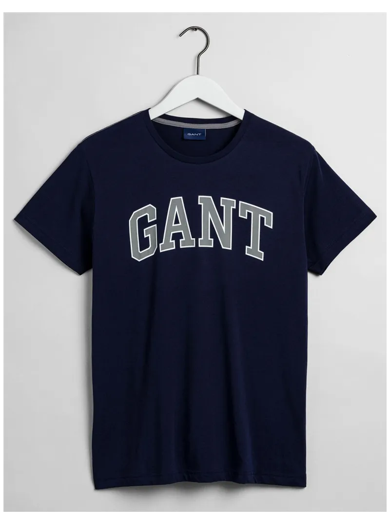 T-shirt manches courtes inscription Gant