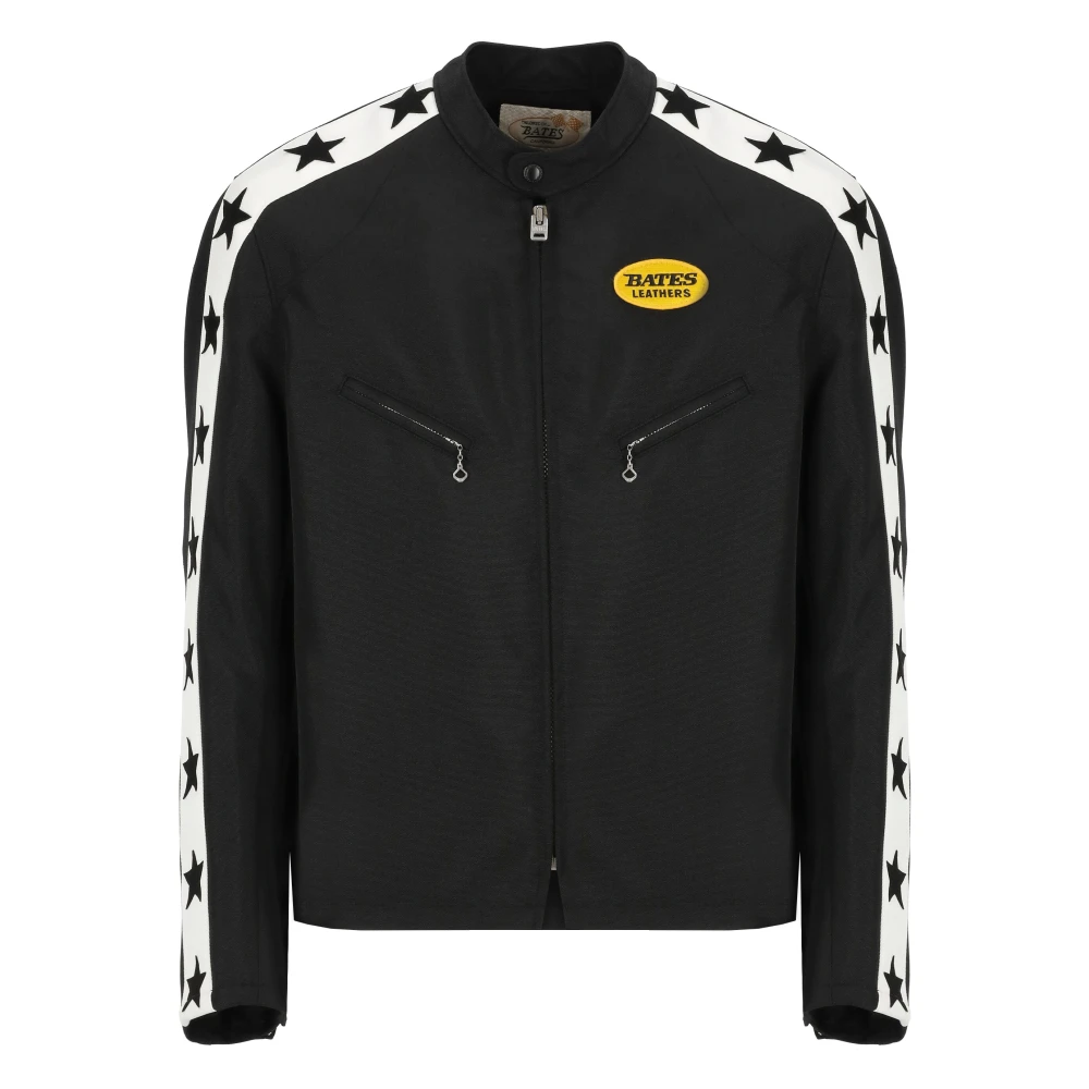 Veste Homme Noire Col Ras-du-cou