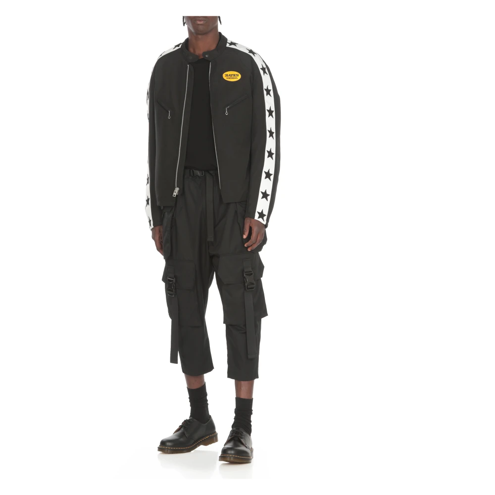 Veste Homme Noire Col Ras-du-cou