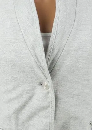 Veste manches longues-Le Temps Des Cerises--Gris-42 - L-Féminin